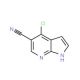 4-Chloro-1H-pyrrolo[2,3-b]pyridine-5-carbonitrile (CAS 920966-02-5) - chemical structure image