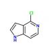 4-Chloro-1H-pyrrolo[3,2-c]pyridine (CAS 60290-21-3) - chemical structure image