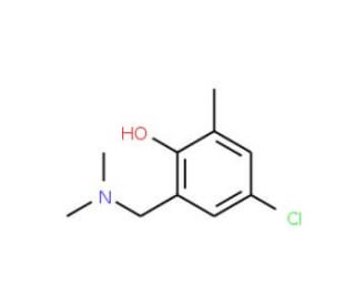 4-Chloro-2-[(dimethylamino)methyl]-6-methylbenzenol - chemical structure image