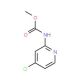 4-Chloro-2-[(methoxycarbonyl)amino]pyridine, 4-Chloro-2-(methoxycarbamido)pyridine (CAS 889676-38-4) - chemical structure ima