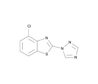 4-Chloro-2-[1,2,4]triazol-1-yl-benzothiazole - chemical structure image
