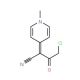 4-chloro-2-(1-methylpyridin-4(1H)-ylidene)-3-oxobutanenitrile - chemical structure image