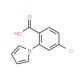 4-chloro-2-(1H-pyrrol-1-yl)benzoic acid - chemical structure image