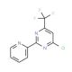 4-Chloro-2-(2-pyridinyl)-6-(trifluoromethyl)-pyrimidine - chemical structure image