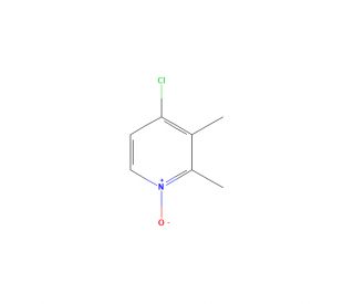 4-Chloro-2,3-dimethylpyridine N-Oxide (CAS 59886-90-7) - chemical structure image