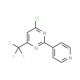 4-Chloro-2-(4-pyridinyl)-6-(trifluoromethyl)-pyrimidine - chemical structure image