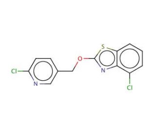 4-chloro-2-((6-chloropyridin-3-yl)methoxy)benzo[d]thiazole - chemical structure image