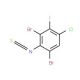 4-Chloro-2,6-dibromo-3-fluorophenylisothiocyanate - chemical structure image
