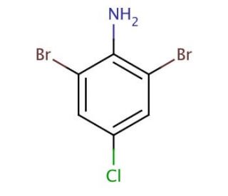 4-Chloro-2,6-dibromoaniline (CAS 874-17-9) - chemical structure image