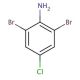 4-Chloro-2,6-dibromoaniline (CAS 874-17-9) - chemical structure image