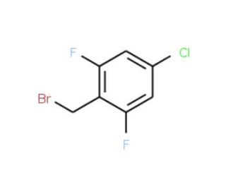 4-Chloro-2,6-difluorobenzyl bromide (CAS 537013-52-8) - chemical structure image