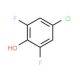 4-Chloro-2,6-difluorophenol (CAS 164790-68-5) - chemical structure image