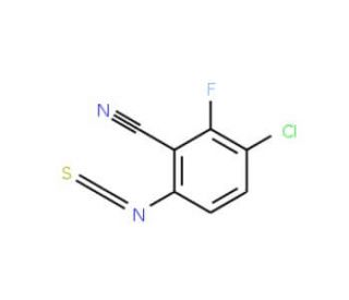 4-Chloro-2-cyano-3-fluorophenylisothiocyanate - chemical structure image