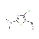 4-chloro-2-(dimethylamino)-1,3-thiazole-5-carbaldehyde (CAS 129865-54-9) - chemical structure image
