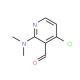 4-Chloro-2-(dimethylamino)nicotinaldehyde - chemical structure image