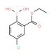4-Chloro-2-ethoxycarbonylphenylboronic acid (CAS 850568-61-5) - chemical structure image