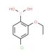 4-Chloro-2-ethoxyphenylboronic acid (CAS 850568-80-8) - chemical structure image