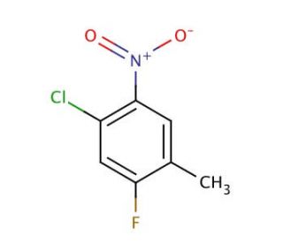 4-Chloro-2-fluoro-5-nitrotoluene (CAS 18349-11-6) - chemical structure image