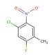 4-Chloro-2-fluoro-5-nitrotoluene (CAS 18349-11-6) - chemical structure image