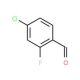 4-Chloro-2-fluorobenzaldehyde (CAS 61072-56-8) - chemical structure image