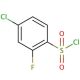 4-Chloro-2-fluorobenzenesulfonyl chloride (CAS 141337-26-0) - chemical structure image