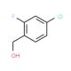 4-Chloro-2-fluorobenzyl alcohol (CAS 56456-49-6) - chemical structure image