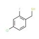 4-Chloro-2-fluorobenzyl mercaptan - chemical structure image