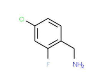 4-Chloro-2-fluorobenzylamine (CAS 72235-57-5) - chemical structure image