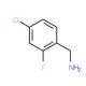4-Chloro-2-fluorobenzylamine (CAS 72235-57-5) - chemical structure image