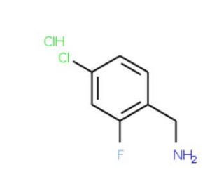 4-Chloro-2-fluorobenzylamine hydrochloride (CAS 202982-63-6) - chemical structure image