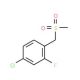 4-Chloro-2-fluorobenzylmethylsulfone - chemical structure image