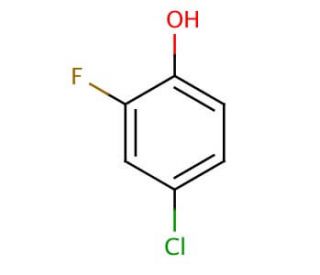 4-Chloro-2-fluorophenol (CAS 348-62-9) - chemical structure image
