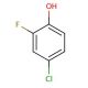 4-Chloro-2-fluorophenol (CAS 348-62-9) - chemical structure image