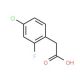 4-Chloro-2-fluorophenylacetic acid (CAS 194240-75-0) - chemical structure image