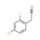 4-Chloro-2-fluorophenylacetonitrile (CAS 75279-53-7) - chemical structure image