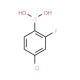 4-Chloro-2-fluorophenylboronic acid (CAS 160591-91-3) - chemical structure image