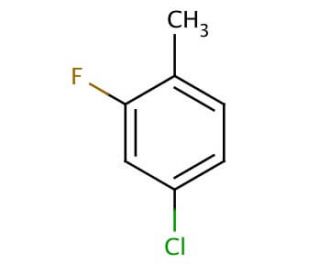4-Chloro-2-fluorotoluene (CAS 452-75-5) - chemical structure image