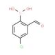 4-Chloro-2-formylphenylboronic acid (CAS 913835-76-4) - chemical structure image