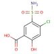 4-Chloro-2-hydroxy-5-sulfamoylbenzoic acid (CAS 14556-98-0) - chemical structure image