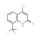 4-Chloro-2-hydroxy-8-trifluoromethylquinoline (CAS 955288-52-5) - chemical structure image