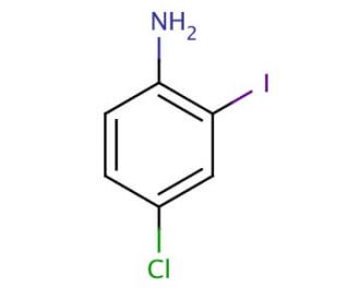 4-Chloro-2-iodoaniline (CAS 63069-48-7) - chemical structure image