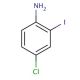 4-Chloro-2-iodoaniline (CAS 63069-48-7) - chemical structure image