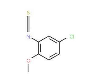 4-chloro-2-isothiocyanato-1-methoxybenzene (CAS 63429-99-2) - chemical structure image