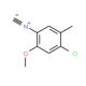 4-Chloro-2-methoxy-5-methylphenyl isocyanide (CAS 1930-96-7) - chemical structure image