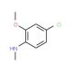 4-Chloro-2-methoxy-N-methylaniline (CAS 35122-79-3) - chemical structure image