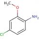 4-Chloro-2-methoxyaniline - chemical structure image
