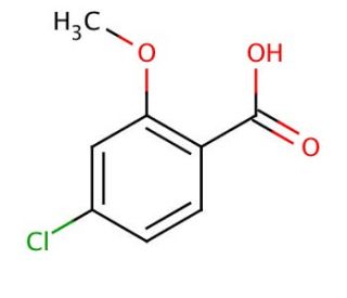 4-Chloro-2-methoxybenzoic acid (CAS 57479-70-6) - chemical structure image