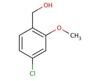4-Chloro-2-methoxybenzyl alcohol (CAS 55685-75-1) - chemical structure image