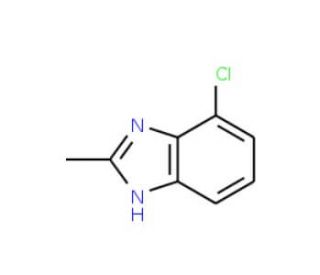 4-Chloro-2-methyl-1H-benzo[d]imidazole (CAS 5599-82-6) - chemical structure image