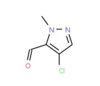 4-Chloro-2-methyl-2H-pyrazole-3-carbaldehyde (CAS 902837-61-0) - chemical structure image